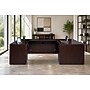 Boss Office Products 66" U-Shaped Desk with 2 File Pedestals, Mahogany (GROUPA14-M)~#|#~24D81C96-F941-4658-BC1EE873694CFD70_sc7