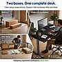 Uncaged Ergonomics Rise Up 60"W Electric Adjustable Bamboo Standing Desk, Black/Gray (RUGBK)~#|#~24DAF6B2-A85B-410E-B918F1D87D7AA680_sc7