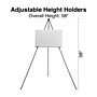 Staples Display Easel, 58", Black Metal (28218US/50446US)~#|#~24E2E7E5-41BA-468A-AB6265F66C89B022_sc7