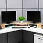 Mind Reader Adjustable Dual Monitor Stand, Up to 44 lbs., Brown (MDFMOND-BRN)~#|#~24E3F776-D66F-434C-9400EB513C2351CC_sc7
