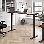 Bush Business Furniture Move 40 Series 72"W Electric Height Adjustable Standing Desk, Hansen Cherry/Black (M4S7230HCBK)~#|#~24E7BC26-BE94-4B0B-9F7B2EC974386344_sc7