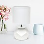 Creekwood Home Geometric 10.24" LED Table Lamp, White (CWT-1016-WH)~#|#~24E7F164-42F6-4F26-A41353D9EC937C28_sc7