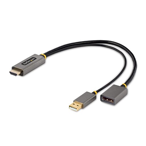 StarTech HDMI to USB A /Display Port Audio/Video Adapter, Male to ...