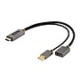 StarTech HDMI to USB A /Display Port Audio/Video Adapter, Male to Female/Male, Gray/Black (128-HDMI-DISPLAYPORT)~#|#~24E8AC4F-4894-4BFF-886B8860EEFF1FBB_sc7