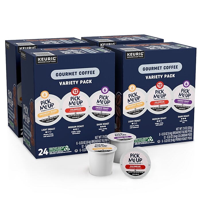 Pick Me Up Provisions™ Coffee Keurig K-Cup Pods, Variety Pack, 96