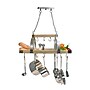 Elegant Designs 2 Light LED Kitchen Pot Rack with Downlights, Wood (PR1001-WOD)~#|#~24EBB9B0-4496-43CB-998AB96E06500958_sc7