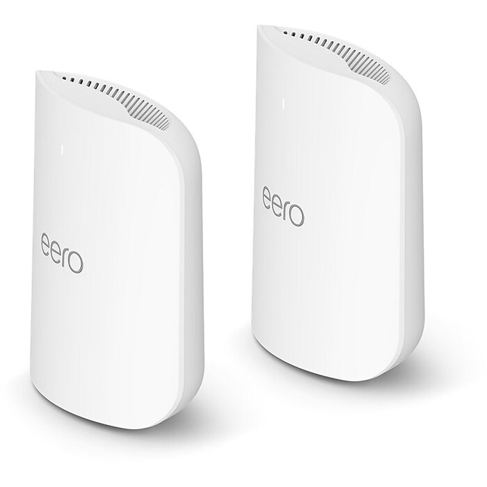eero Pro 7 Wireless Tri-Band 5G Mesh Wi-Fi 7 System, White, 2/Pack
