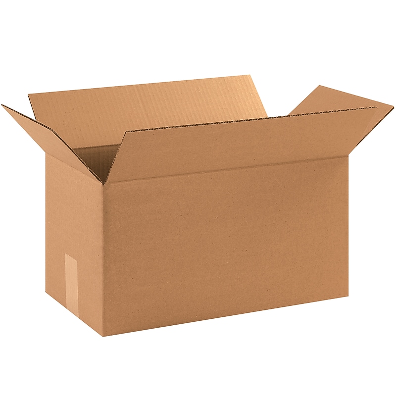 17" x 9" x 9" Shipping Boxes, 32 ECT, Brown, 25/Bundle (1799) image 1