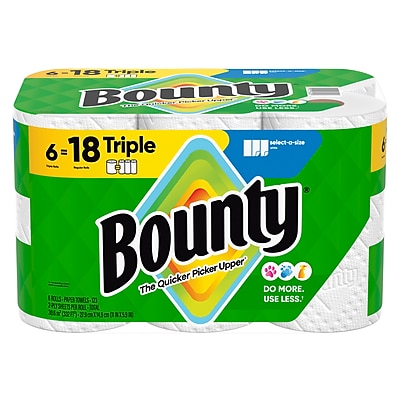 Bounty Select-A-Size Triple Roll Paper Towels - Thumbnail 4