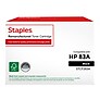 Staples Remanufactured Black Standard Yield Toner Cartridge Replacement for HP 83A (TRCF283A/STCF283A)