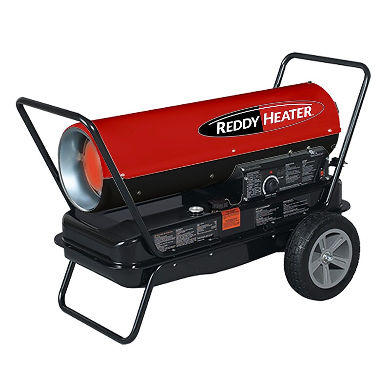 Reddy Heater 135,000 BTU Portable Indoor/Outdoor Kerosene Heater, Red/Black (RFA135C) image 1