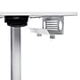 Luxor Vitalize Mobile 4-Wheel Healthcare Laptop Cart with Storage and Glove Dispenser Compartment, White (MCWS001)~#|#~24FD24C2-5EC6-4FC0-A7630F0FA8BAC80F_sc7