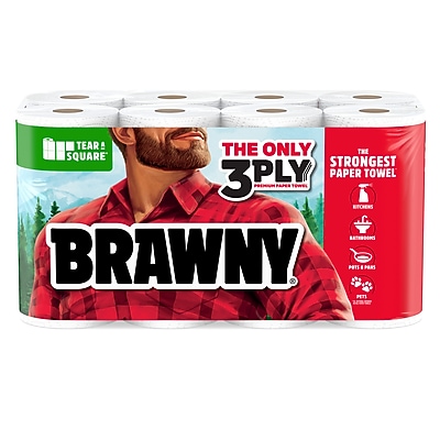 Brawny Tear-A-Square Paper Towels