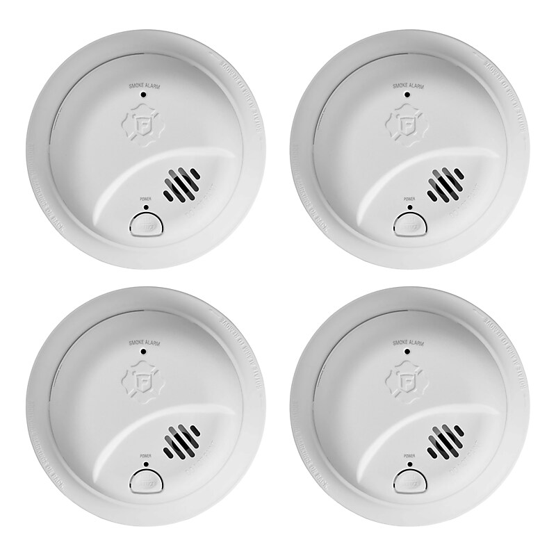 First Alert SMI110 Battery Powered Ionization Smoke Alarm, 4/Pack (KITFAT1046856) image 1