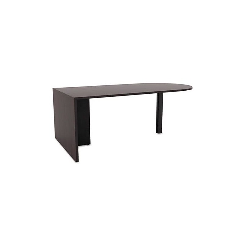Alera Valencia Series D Top Desk, 71w X 35 1/2d X 29 1/2h, Espresso image 1