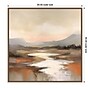 Amanti Art Peaceful Scenic River View I by Irena Orlov Framed Canvas Wall Art Print, 30"W x 30"H (A42678929266)~#|#~25059491-C5F1-47D3-822DF9EE89D15D1F_sc7