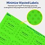 Avery Laser/Inkjet Multipurpose Square Labels, 2" x 2-3/16", Neon Green, 960/Box (94124)~#|#~250649DD-006D-4250-A4997F1A7F6CB5DE_sc7