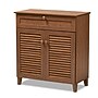 Baxton Studio Coolidge Shoe Cabinet with Drawer, Walnut (156-9388-HiT)~#|#~2507678E-270E-49F5-B5D0C27CCAB8D673_sc7