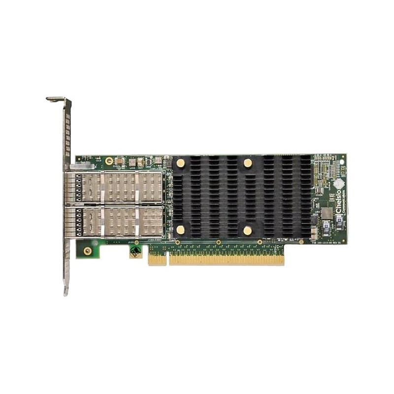 Chelsio T6 Dual Port 40G/50G/100GbE Adapter (T62100-LP-CR) image 1