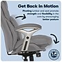 Serta Claremont Ergonomic Faux Leather Swivel Executive Chair with Back in Motion Technology, Gray (44186A)~#|#~250ABE42-D947-45CE-948BD29156871616_sc7