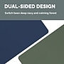 Fellowes Breyta Faux Leather Dual Sided Desk Pad, 31.5" x 15.75", Navy/Forest (100146134)~#|#~250C5EEF-B040-4295-9E4EA64F957D323C_sc7