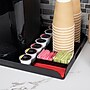 Mind Reader Plastic 7-Compartment Countertop Coffee Organizer Tray, Black (KEUTRAY-BLK)~#|#~25115297-2472-4417-B3E73B1AE20421E4_sc7