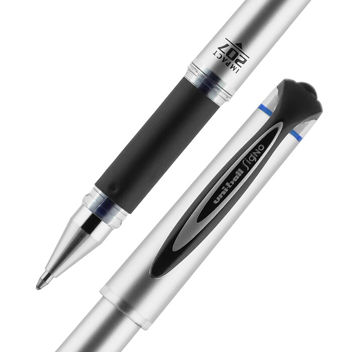 Uniball 207+ Plus, ricariche per penna, punta media da 0,7