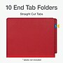 Pendaflex Heavy Duty Pressboard Classification Folder, 2-Dividers, 2" Expansion, Letter Size, Red, 10/Box (23216EE)~#|#~25132FE9-6CCB-4FC0-8D0AC2C2540113E7_sc7