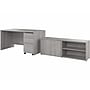 Bush Business Furniture Studio C 60"W Office Desk with Storage Return and Mobile File Cabinet, Platinum Gray (STC042PGSU)~#|#~2518437B-D01F-4E17-AF10A1334295D1F0_sc7