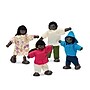 PlanToys Wooden Doll Family, Dark Skin Tone, 4/Set (PTS7416)~#|#~251F2B64-9287-4BC5-A2739EED22CB8C42_sc7
