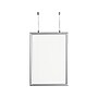 Azar Poster Holder, 22" x 28", Vertical, Ceiling, Silver Aluminum (300412)~#|#~2520ED0D-6983-4C90-A03C8E0CD516CA0A_sc7