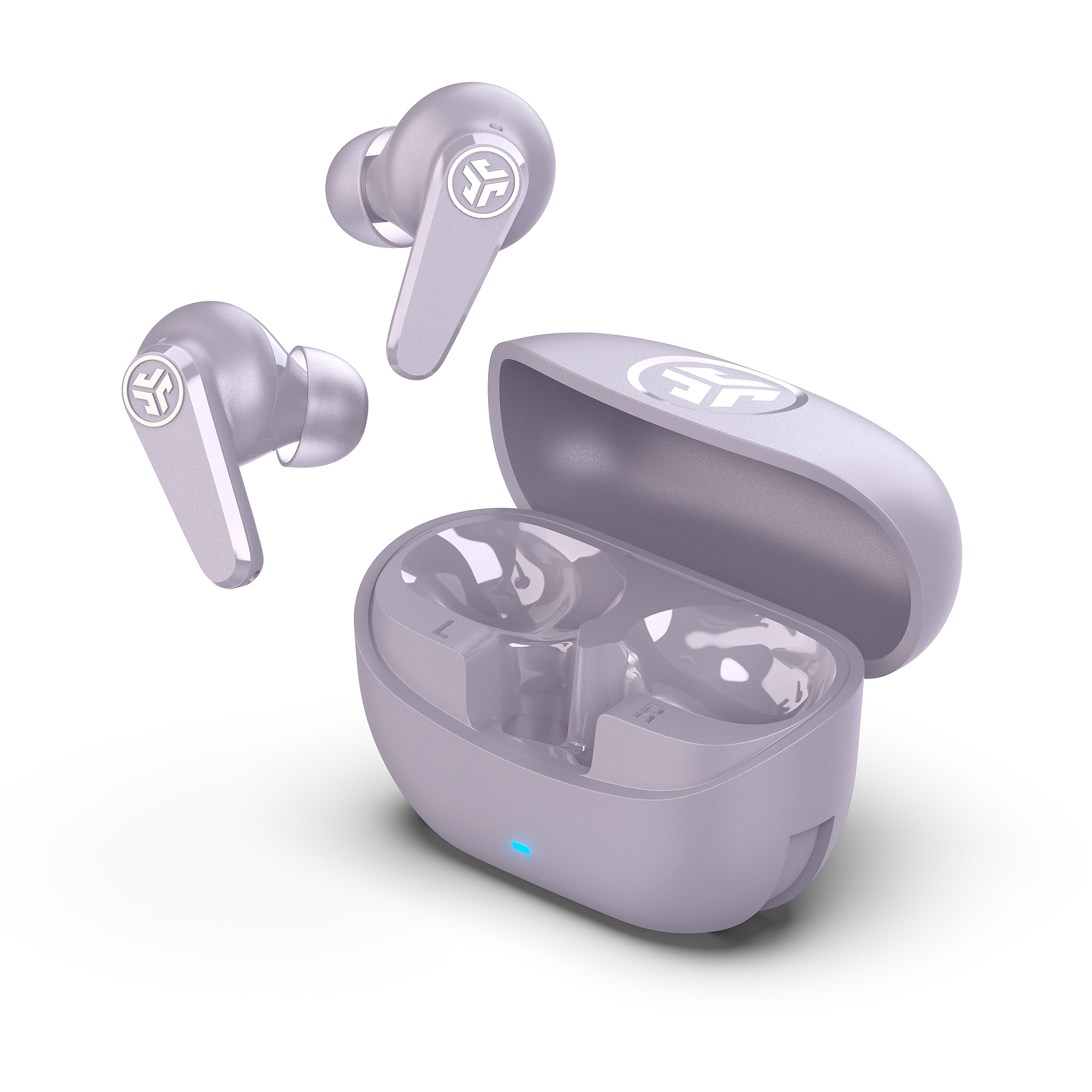 JLab Go Pods Active Noise Cancelling True Wireless Earbuds, Bluetooth, Lilac (EBGOPODSRLLC124-T) Sansujyuku sansujyuku.com