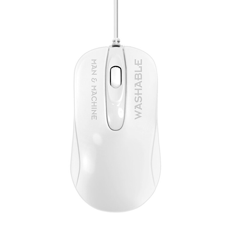 Man & Machine C Ergonomic Ambidextrous Optical USB Mouse, White (CM/W5) image 1