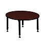 Regency Kee Adjustable 36" Round Activity Table, Height Adjustable, Mahogany (TB36RNDMHAPBK)~#|#~252A6B77-62BC-4A6C-A121CD1CBA81D362_sc7