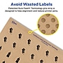Avery Laser/Inkjet Round Multipurpose Labels, 1.25" Dia., Kraft Brown, 750 Labels/Pack (94505)~#|#~252B6D98-799B-43D8-AC0E781F7FB84010_sc7