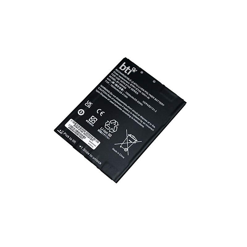 Battery Technology Zebra Tablet Battery (BTRY-ET4X-10IN1-01-B) image 1