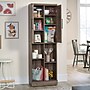 Sauder HomePlus 71"H Storage Cabinet with 6 Shelves, Salt Oak (435132)~#|#~253AB909-1990-40A4-A81D5827EAD6FEBB_sc7
