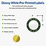 Avery Circle Multipurpose Labels, 2" Dia., White, 120/Pack (19479370394)~#|#~253D0AD8-B749-4E13-BCB34D749D3F54E7_sc7