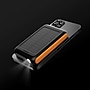 ToughTested ROC 5 MagSafe Wireless 5,000-mAh Solar Qi Power Bank with Flashlight, Black/Orange (TT-PBW-5C)~#|#~2541b47d-22f1-47f8-9fb4cf0627abe093_sc7