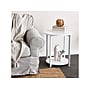Household Essentials Jamestown 20"Dia. Laminate Round End Table, Scandinavian White/White (8200-1)~#|#~2542A392-5BD4-4F5E-907A3A06D6CB16AA_sc7