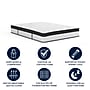 Flash Furniture Capri Comfortable Sleep 12" Memory Foam & Pocket Spring Mattress, Queen (CLBT33PMR12MQ)~#|#~2544DFD1-1A79-42B8-886D1C725D309BBD_sc7
