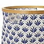 Household Essentials Krush Collapsible Laundry Hamper, Bamboo, Blue Cacti (2282-1)~#|#~254B9B73-956F-4416-B16AD84A865E8C33_sc7