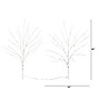 Nearly Natural 24-in Pre-Lit Artificial White Birch Branches with 80 Warm White LED Lights - Set of 2 (T4778-S2)~#|#~254E083B-3B11-4ECB-B1B1834CD8E99FAA_sc7