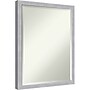 Amanti Art Grace Brushed Nickel Narrow Frame Wall Mirror, 26" x 20" (A42675343053)~#|#~254F0DEB-F2E1-4289-8C21066A74110089_sc7