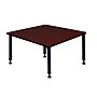 Regency Square Activity Table, 36" x 36", Height Adjustable, Mahogany (TB3636MHAPBK)~#|#~2550BCE7-E694-4517-ABEBB9767E39CBB3_sc7