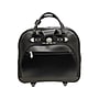 McKlein REDWOOD 15" Leather Rolling Laptop Bag, Black (99695)~#|#~2552A1BF-D84F-4C43-BD10662072F9B949_sc7