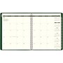 2026 AT-A-GLANCE Recycled 9" x 11" Monthly Planner, Faux Leather Cover, Green (70-260G-60-26)~#|#~255CC73C-43D3-4A5F-A69EFA7C53A56E05_sc7