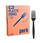 Perk™ Polystyrene Fork, Heavy-Weight, Black, 100/Pack (PK56392)~#|#~2560B2D0-5898-448F-A43B7B373E278FD9_sc7
