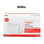 Staples QuickStrip EasyClose Self Seal Security Tinted #6 3/4 Business Envelopes, 3 5/8" x 6 1/2", White, 50/Box (ST862999-CC)~#|#~2562C147-FE23-4271-9A7E769565288C9E_sc7