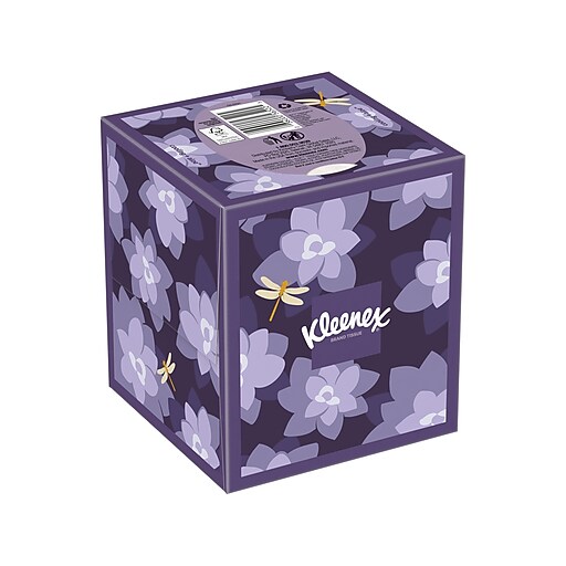 Kleenex Cooling + Aloe Facial Tissue, 2-Ply, 50 Tissues/Box, 27